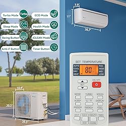 YITAHOME 9000 BTU Mini Split Air Conditioner Heat
