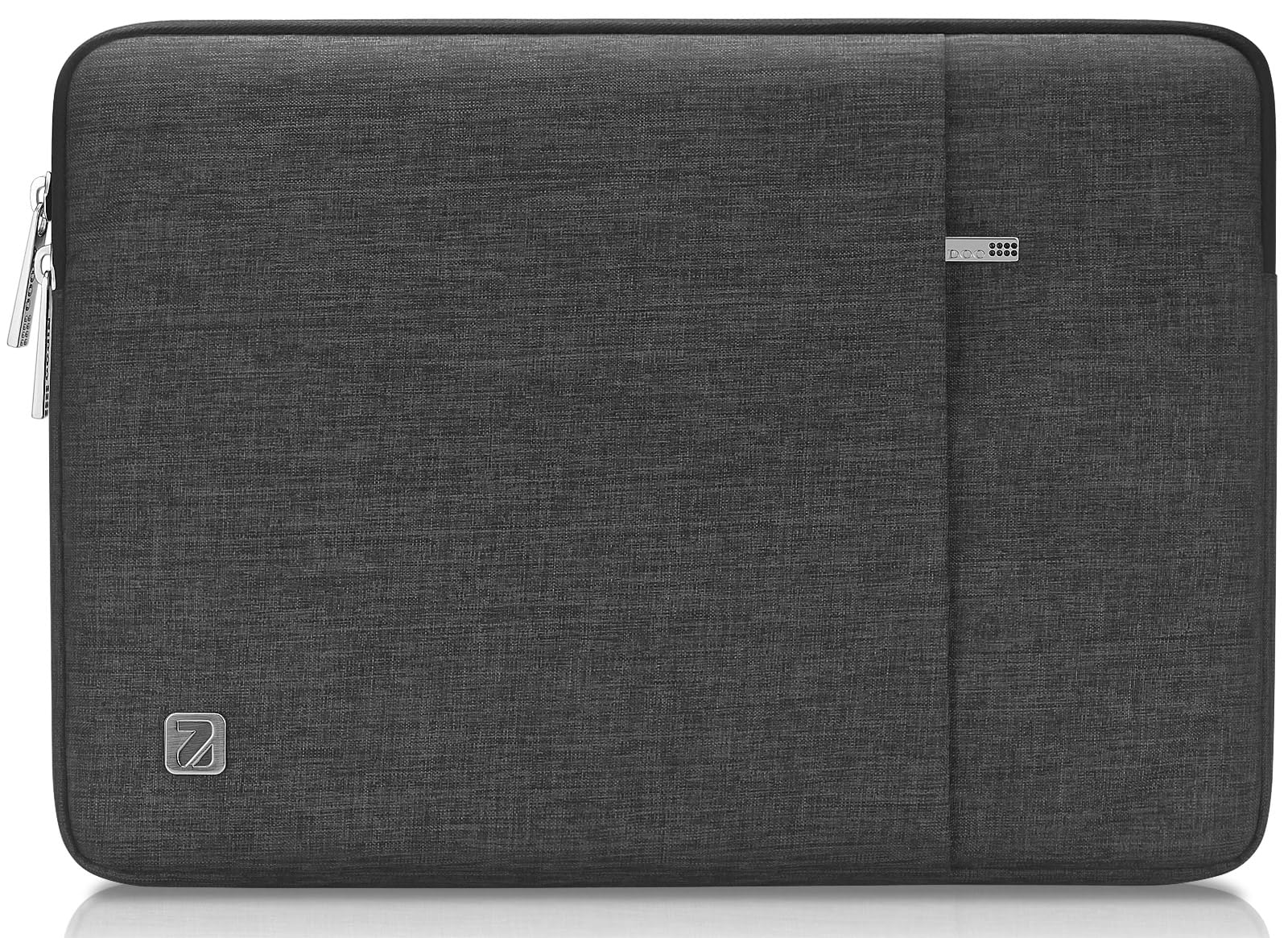 NIDOO 15 Inch Laptop Sleeve Case Protective Notebook Bag Cover for 16" MacBook Pro M2 M1 / 15" Surface Book 3 2 / ThinkBook 15 / IdeaPad Slim 3i / 15.6" IdeaPad 5i / XPS 15 / Latitude 3540, Dark Grey — image 1