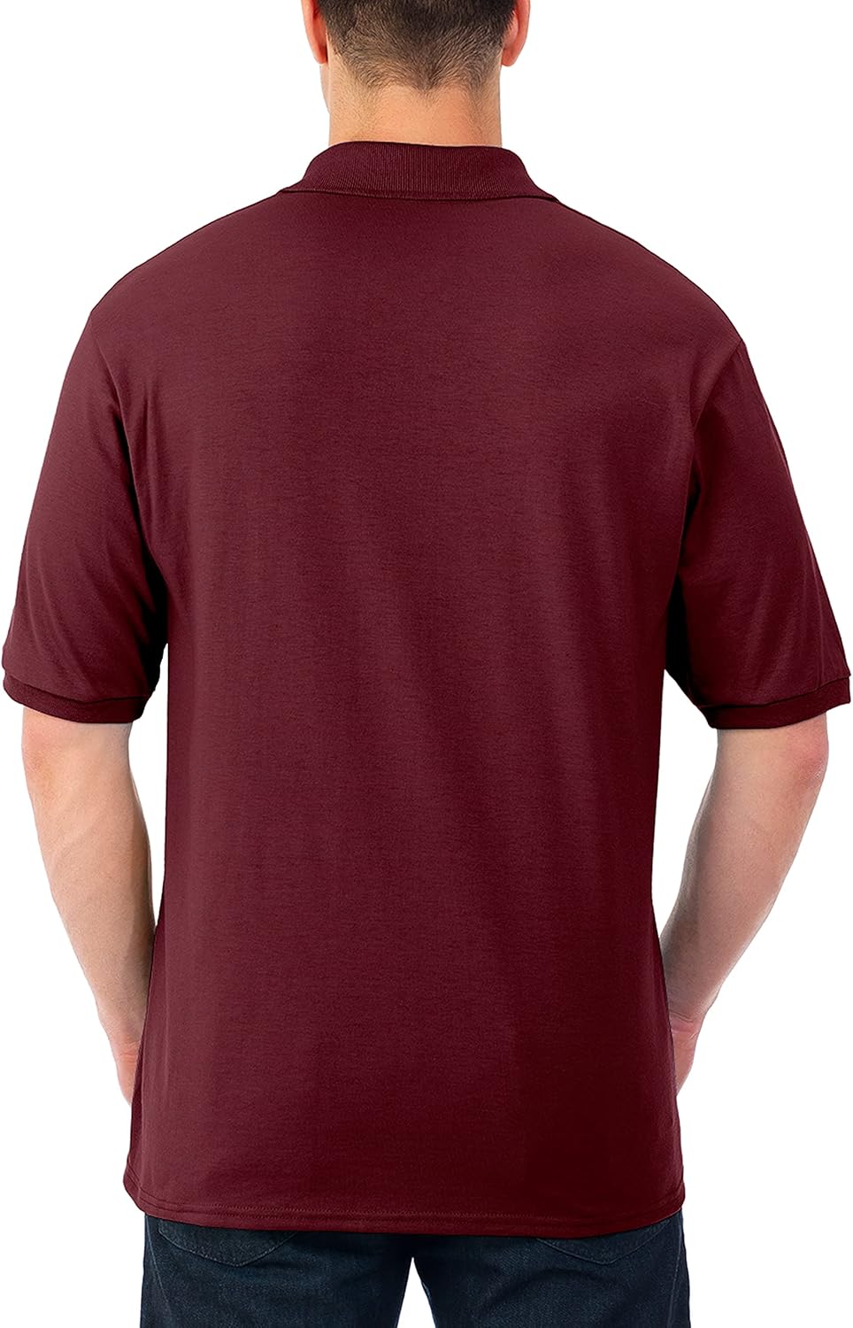 Jerzees Men's SpotShield Stain Resistant Polo Shirts (Short & Long Sleeve) at  Men’s Clothing store