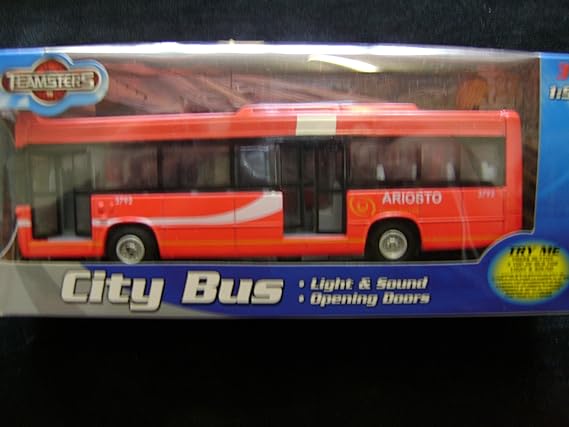 Teamsters City Bus 1 50 Scale Replica With Light Sound And Opening 