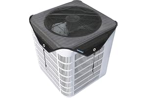 PARTSHOME Air Conditioner Covers for Outside units - 36 x 36 Central Air Conditioner Ac Covers for Outside Top Universal Defender Mesh Design (36'' x 36'')