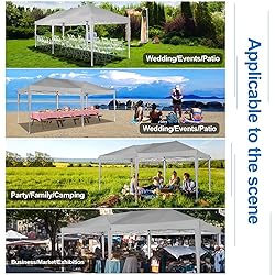COBIZI 10x20 Pop Up Canopy Tent - Easy Set Up