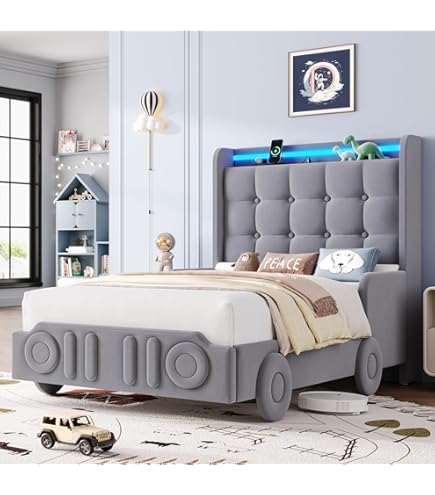 Amazon.com: avanez Bed, Sports car Design, Artificial Leather