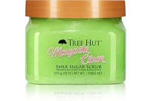 Tree Hut Margarita Citron Shea Sugar Scrub 18 Oz, Ultra Hydrating and Exfoliating Scrub for Nourishing Essential Body Care