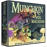 SJG Munchkin Vox Machina, A Critical Role Game, Ages 10+, 3-6 Players | Tal&rsquo;Dorei Board Game with Character Standies, D20 Dice, Roles &amp; Drives, Based on the Hit Stream