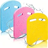 3 Pcs Swimming Kickboard for Kids Swim Training Aid Kickboard with Handrail Hole Kick Boards for Children Swimming Pool Board Auxiliary Equipment for Exercise Toddler Beach Summer