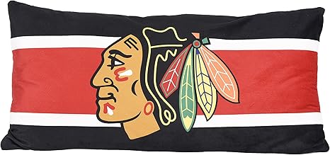 Nhl 90094 Pil Body Chic Body Pillow Chicago Blackhawks Black