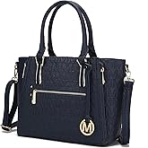 MKF Collection Shoulder Bag for Women Vegan Leather Top Handle Pocketbook Tote Bag Satchel Handbag Purse by Mia K