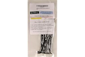 10 (TEN) Whole Grade A Prime Gourmet Bourbon Madagascar Vanilla Beans 5~6" by Vanilla Products USA