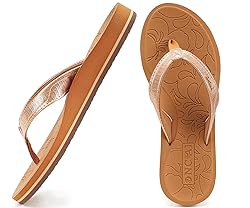 ONCAI Women's Flip Flops Comfortable Summer Beach