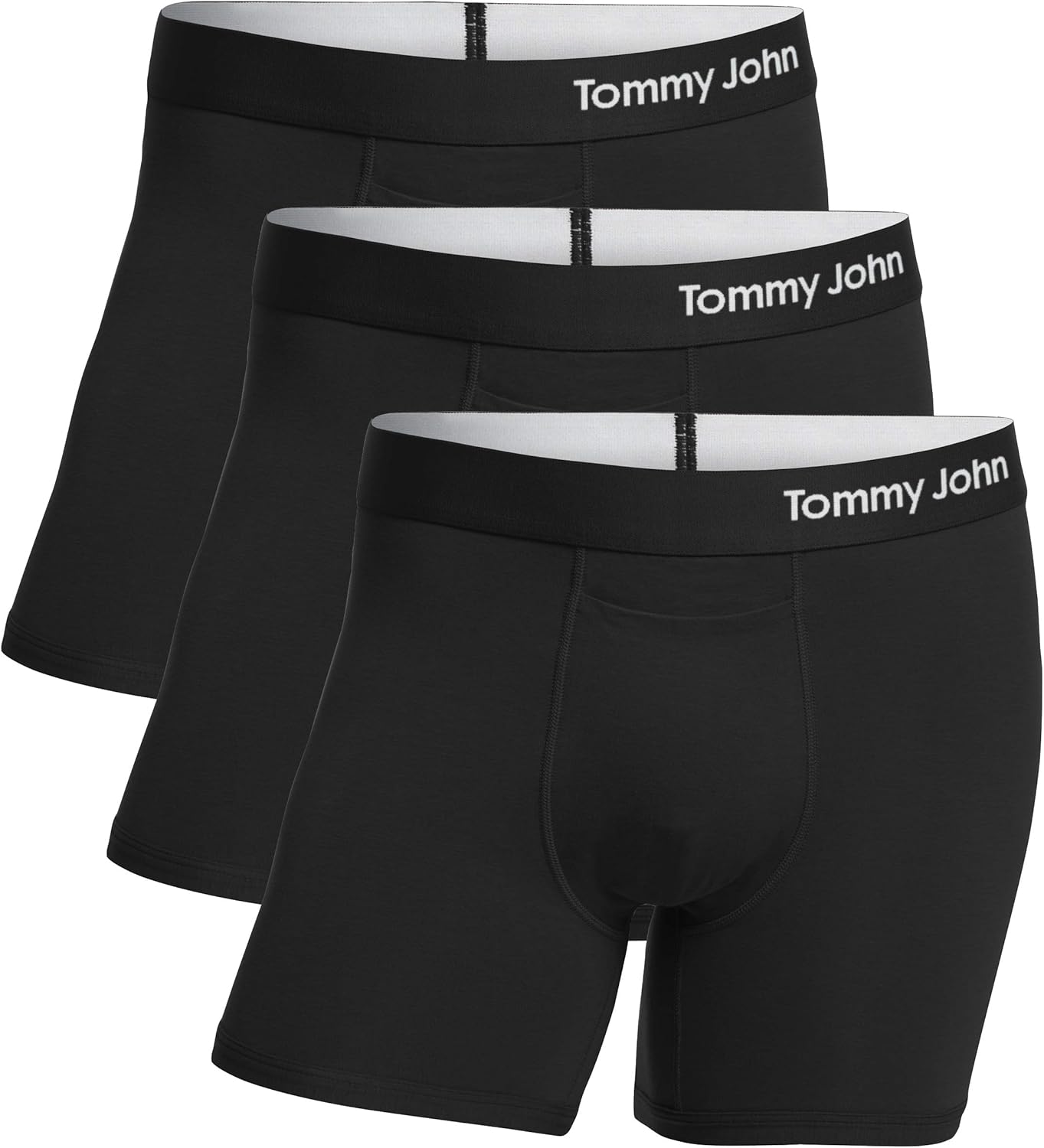 Tommy John Men's Cool Cotton Trunks 3 Pack Comfortable