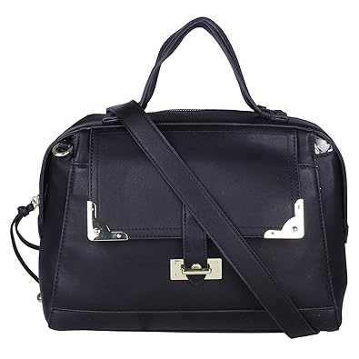 BCBGMAXAZRIA Womens Satchel (Black)
