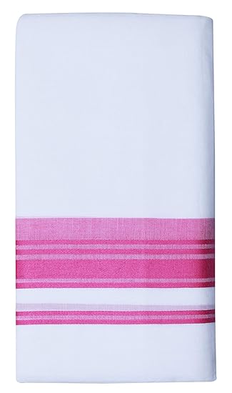 Men's Pure Cotton Dhoti's (123_White_3.60M)