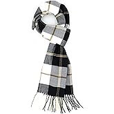 Achillea Cashmere Feel Tartan Plaid Scarf - Classic Winter Scarf for Men & Women, Scottish Heritage Holiday Gift