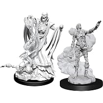 D&D Nolzur's Marvelous Miniatures: Death Knight & Helmed Horror – 6 Figuren