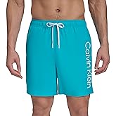 Calvin Klein Mens Volley Quick Dry Lightweight Swim Trunk