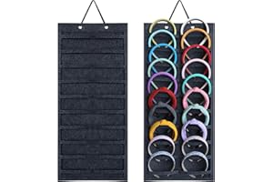 SMUK Hanging Headband Holder Organizer for Girls, Wall-mount Headband Storage Display for Women, Head Band Hair Accessories Organizer On Wall, Door, Wardrobe