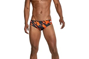 Speedo Men's Swimsuit Brief PowerFlex Eco Coded Riff Team Colors