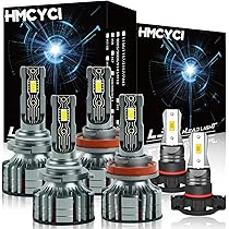 2 Luces Antiniebla LED De 4 Pulgadas Con Anillo Halo Blanco