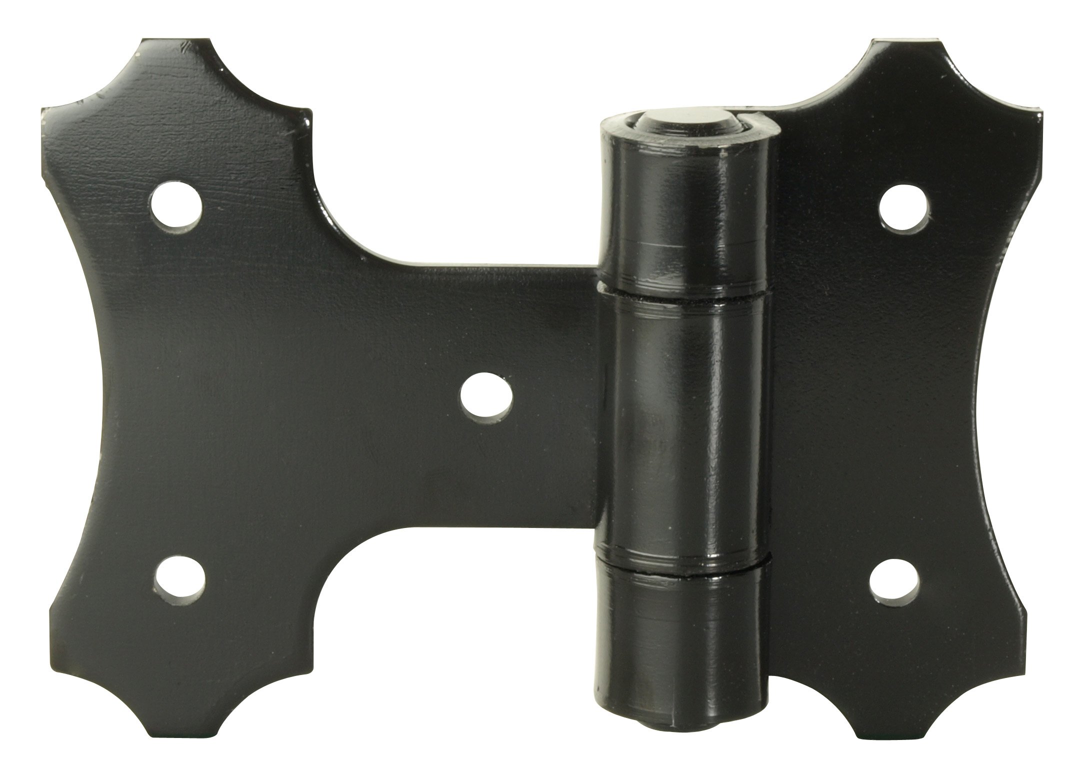 Gah-Alberts 307035 Bracket with Decorative Tips Raw Steel Zinc-Phosphated KST-Fittings H x W 95 x 130 Black
