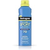 Neutrogena Cooldry Sport Sunscreen Spray Broad Spectrum SPF 70, 5.5 Oz