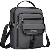 WITZMAN Crossbody Bags for Men Travel Shoulder Bag Lightweight Man Purse Small Casual Messenger Bag for Work Traveling