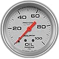 Auto Meter 4421 Ultra-Lite Mechanical Oil Pressure Gauge Regular, 2-5/8" (66.7mm)