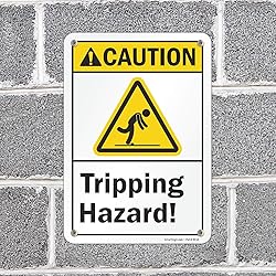 SmartSign “Caution - Tripping Hazard” Sign