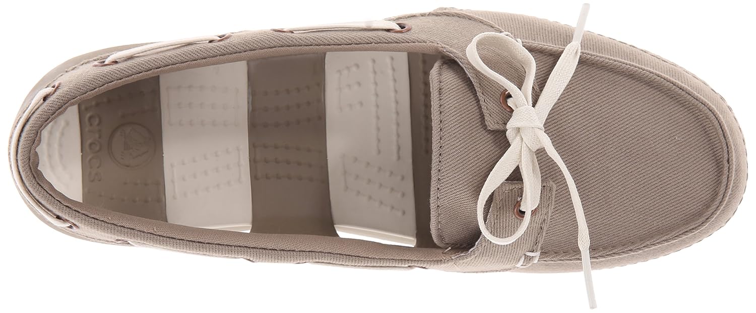 crocs women's beach line hybrid boat shoe w canvas sneakers