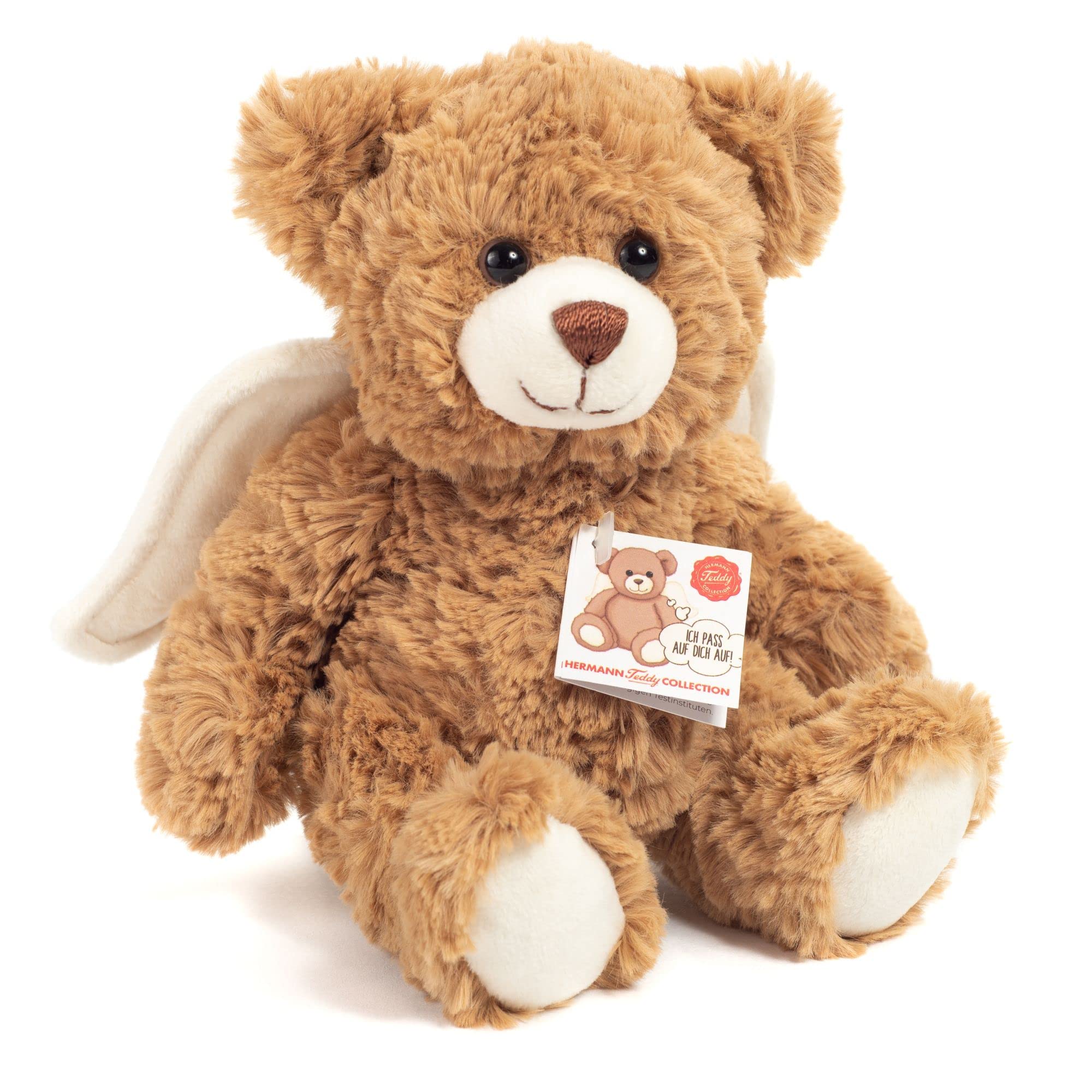 Teddy Hermann 91399 Guardian Angel Teddy 20 cm, Cuddly Toy, Plush Toy