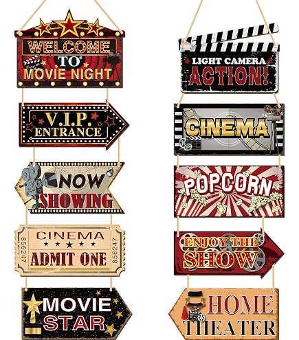 thumbnail image 2 of NLP 'Now Showing' Home Theater Metal Street Sign – Novelty Decor (Aluminum, 1317) 2 of 5