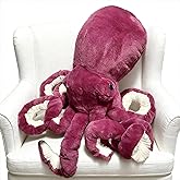 AIRROAD Giant Stuffed Animal Octopus (Red) 36 Inches Long,Super Soft Touch, Release The Pressure of Work and Life, for Kids and Adults.