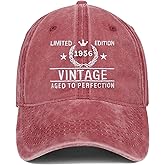 70th Birthday Gifts for Men Women Hats 1955 Vintage 70 Year Old Embroidered Baseball Cap