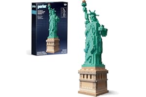 Perler 80-57235 Statue of Liberty 3D Fused Bead Craft Activity Kit, 4" W x 17.5" H, Multicolor, 8008 Pieces