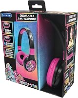 Lexibook Monster High 2-in-1 Bluetooth Headphones with Mic Pink Black HPBT010MH view 5