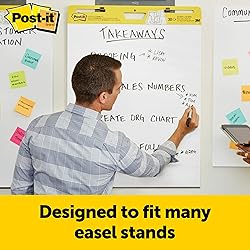 Post-it Easel Pad, 20 in x 23 in, White, 20