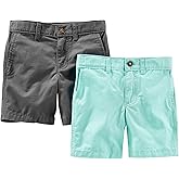 Simple Joys by Carter's Boys Flat Front Shorts, Pack of 2
