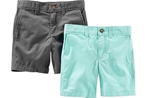 Simple Joys by Carter's Baby Boys' Flat Front Shorts, Pack of 2
