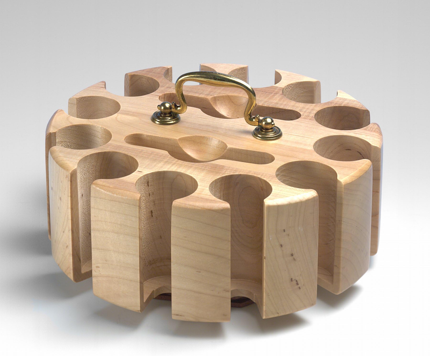 Drueke 858.18 Maple Chip Rack with Plastic Chips (300 Chip Capacity)