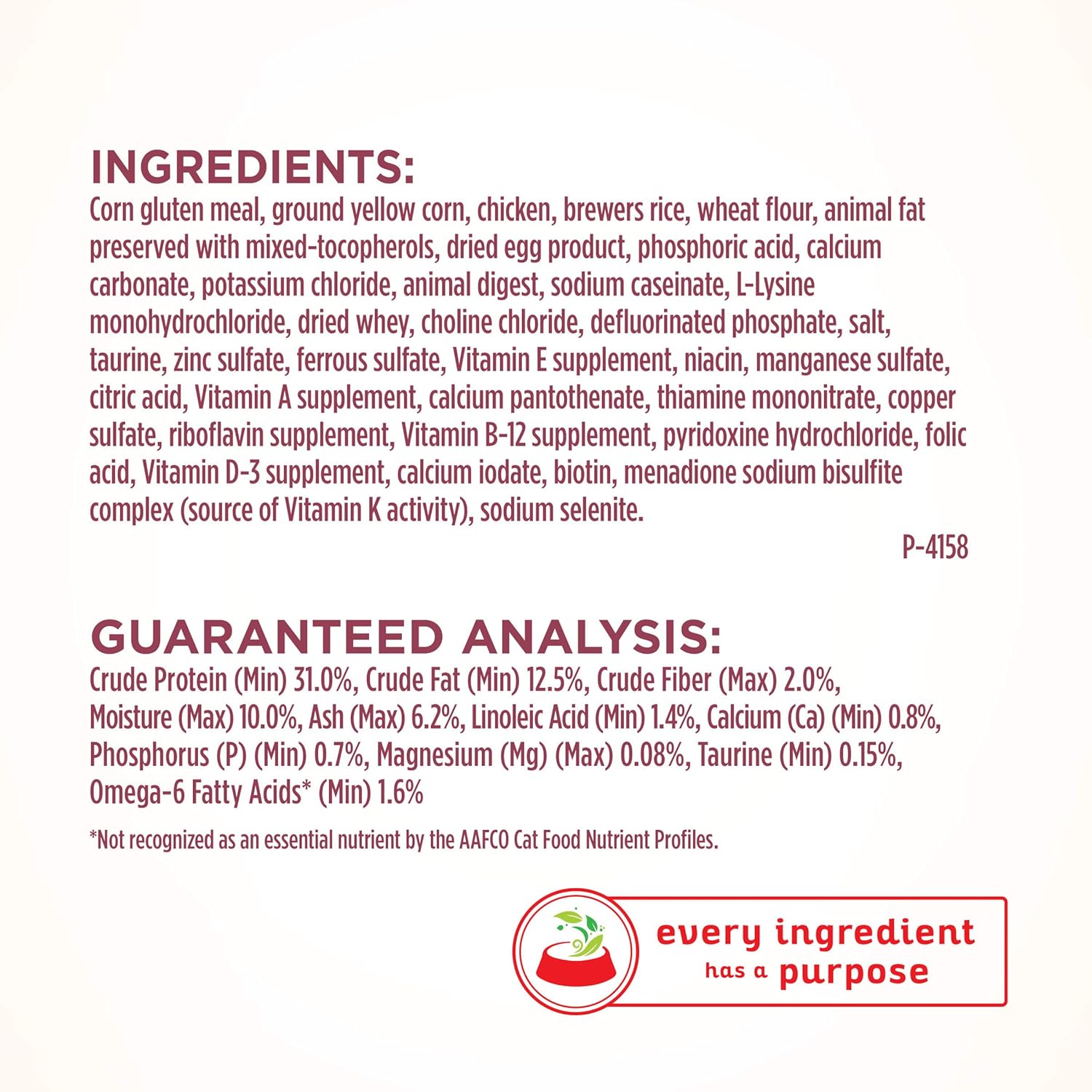 Purina ONE High Protein Dry Cat Food, Urinary Tract Health Formula - 16 lb. Bag : Dry Pet Food : Pet Supplies
