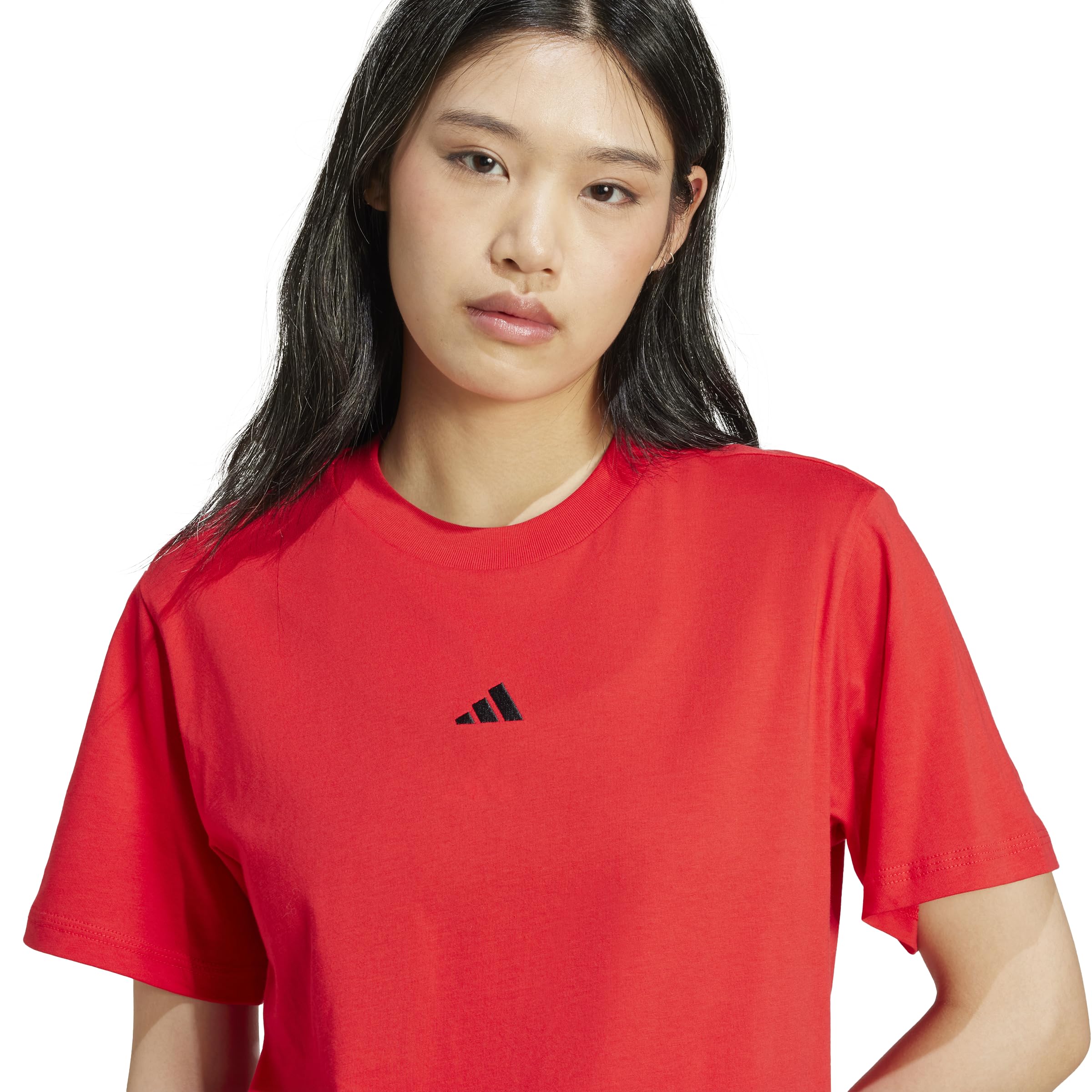 adidas Women's Essentials Small Logo Cotton T-Shirt
