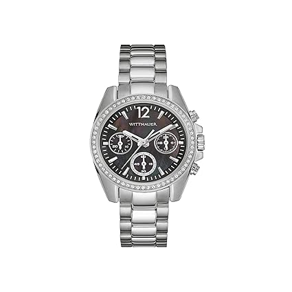 Wittnauer Wn4040 Womens Chronograph Stainless Steel Bracelet Watch