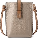 SENDEFN Leather Small Crossbody Bags for Women Phone Purse Minimalism Cell Phone Bag with Card Slot