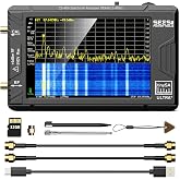 SeeSii TinySA Ultra+ ZS406 Spectrum Analyzer, 4.0 Inch 100kHz to 5.4GHz Handheld Tiny Frequency Analyzer with 32Gb Card, 2-in-1 Signal Generator MF/HF/VHF UHF Input,V0.4.6.1,2025 Upgraded