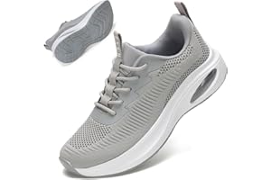 ZYEN Wide Toe Box Shoes Women Air Cushion Road Running Shoes Extra Wide Width Sneakers Arch Support Gym Athletic Tennis Sneakers Lightweight Breathable Walking Shoes