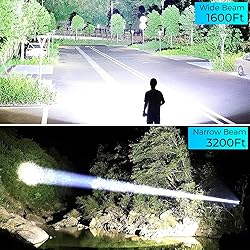 AURASEASON Rechargeable Flashlights High
