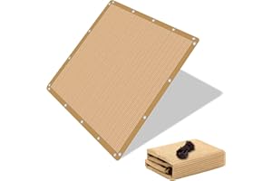 EMERIT 90% Shade Cloth Sun Shade Fabric Privacy Screen Shade Cover for Patio Garden Pergola Shade Cover Canopy with Gromments