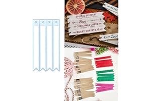 Mvchifay Cutting Dies Metal Stencils Scrapbooking Tool DIY Craft Carbon Steel Embossing Template for Paper Card Making (Tab Bar- 9.8x5.3cm)