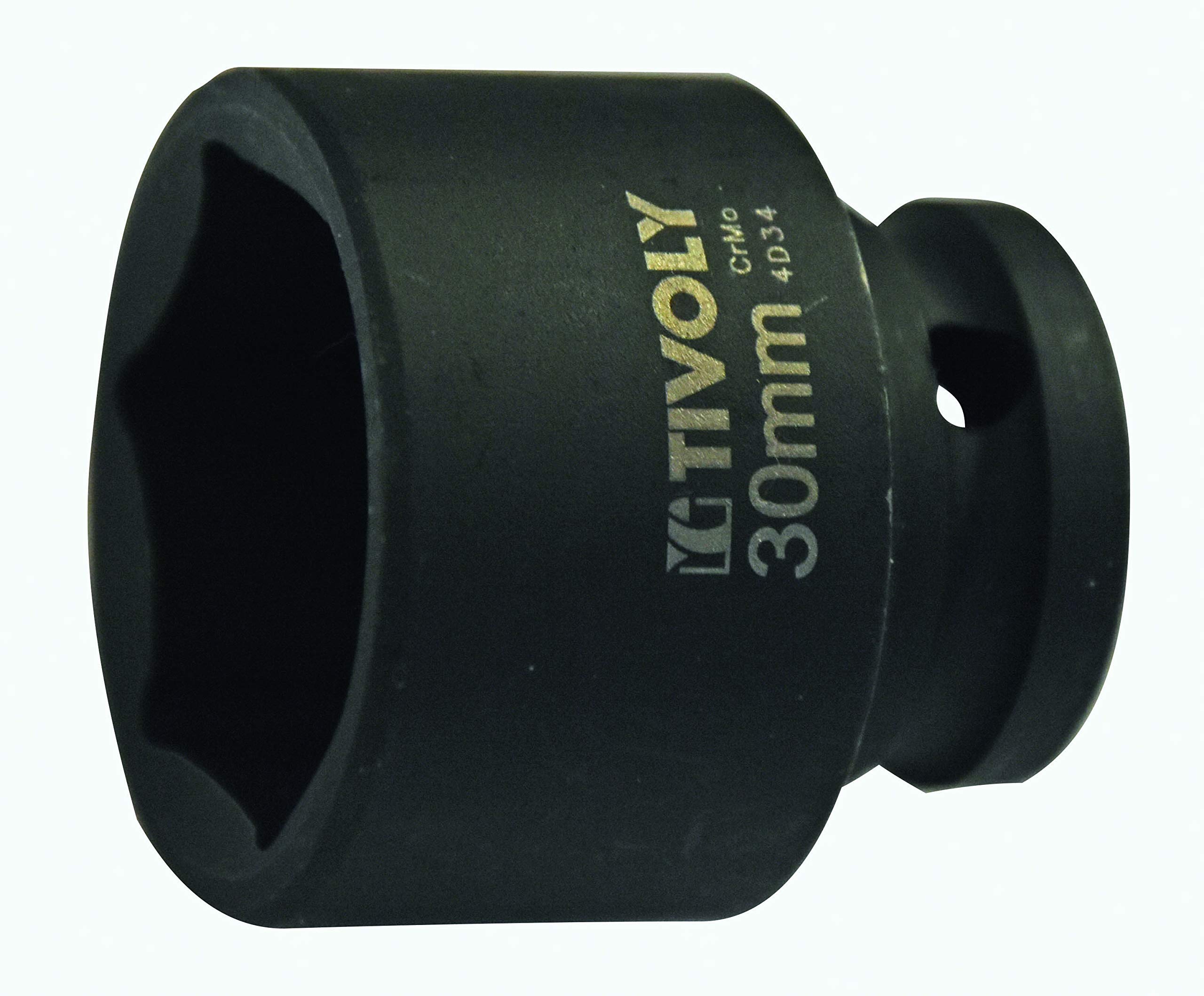 Tivoly 11591423000 Hex Socket Square Shock 1/2-Inch Diameter 30, Phosphate Black