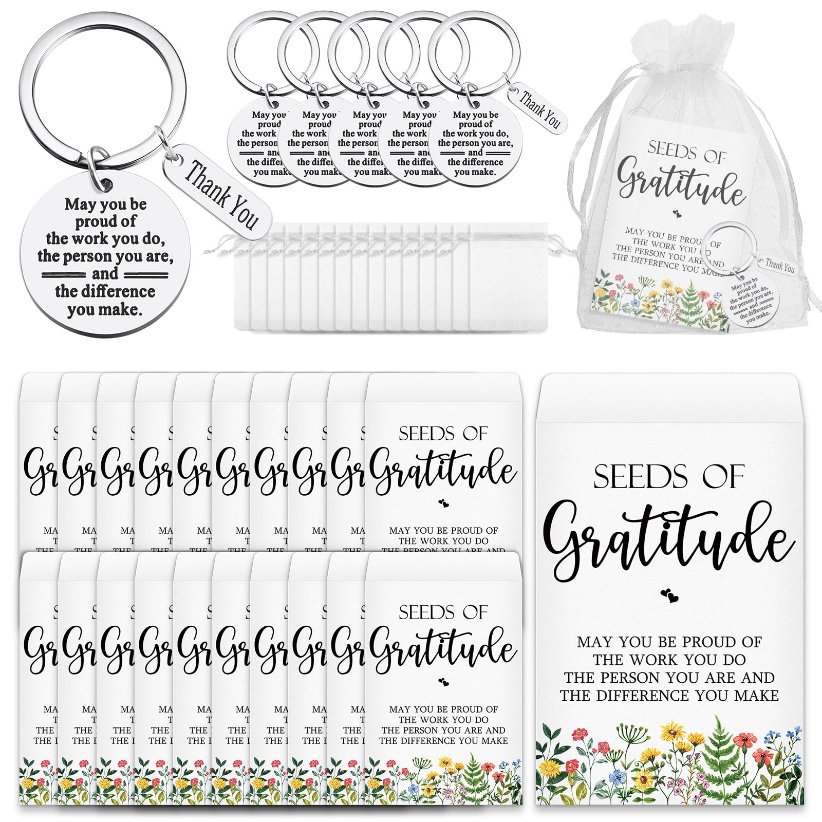 Huquary 25 Sets Employee Appreciation Gifts for Coworker Include 25 Pcs ...